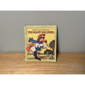 Too Many Lollipops by Robert Quackenbush - 1975 Softcover Vintage Childrens Book